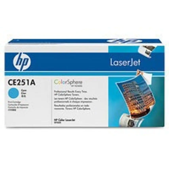 HP 504A Cyan Standard Capacity Toner 7K pages for Color LaserJet CM3530/CP3525 -