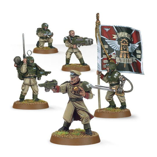 Warhammer Cadian Command Squad