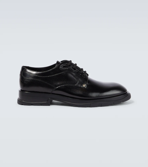 Leather derbies