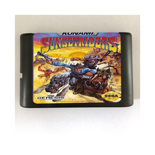 Sunsetriders Game Cartridge Newest 16 bit Game Card For Sega Mega Driv