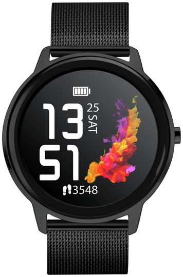 Sekonda Black Mesh Strap Smart Watch