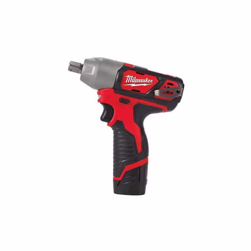 Milwaukee M12 BIW12-202C SUB Compact 1/2" Impact Wrench 2 X 2.0AH
