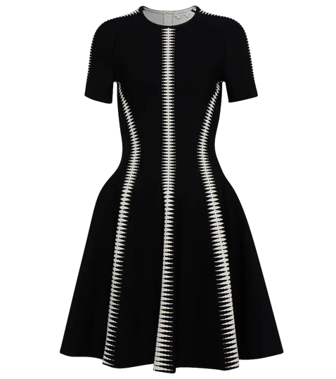 Jacquard minidress