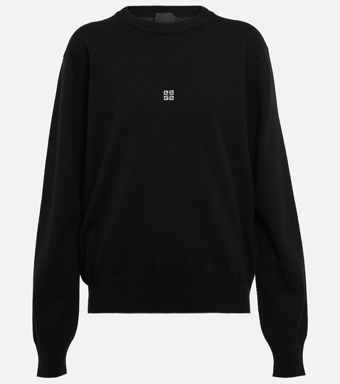 Logo wool and cashmere sweater