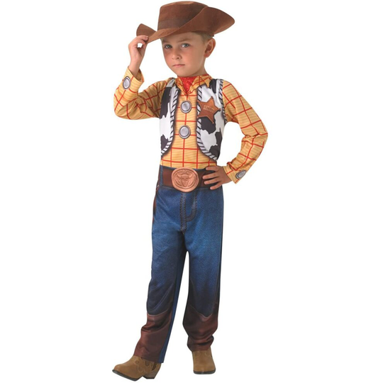 Rubie's Official Disney Toy Story Classic Woody Costume, Child Size Toddler Age 2-3 Years