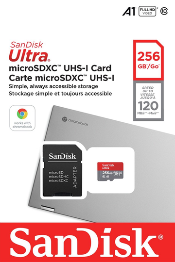 SanDisk Ultra MicroSDXC UHS-I Card for Chromebook - 256GB