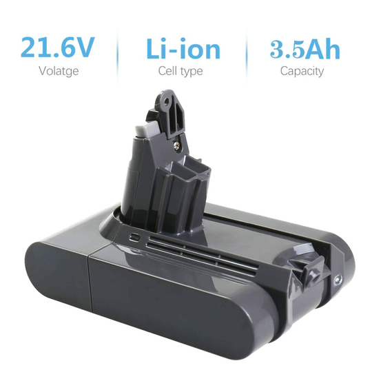 Battery 4A For Dyson V6 DC58 DC59 Absolute Animal Motorhead Slim SV03