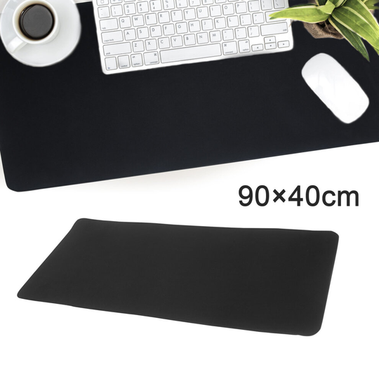 Gaming Mouse Mat Mouse Pad Non Slip Rubber Base Desk Mat Black