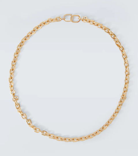 G-link gold-tone necklace