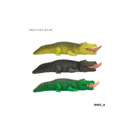 Dino World Squeezey Crocodile toy