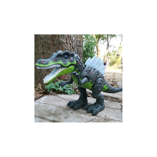 (black) Electric toy large size walking dinosaur robot With Light Sound Tyrannosaurus Rex kids toys