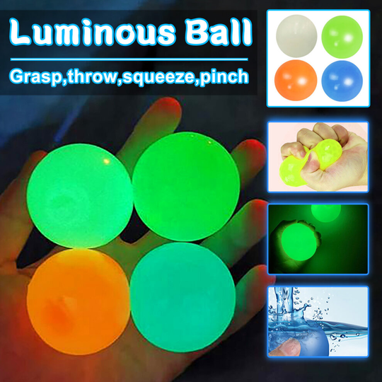 (Blue) Sticky Balls for Ceiling Stress Relief Globbles Stress Gift