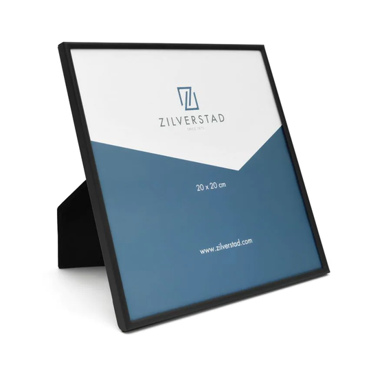 Zilverstad Photo Frame 20X20cm Sweet Memory Design in Matt Black Metal Finish