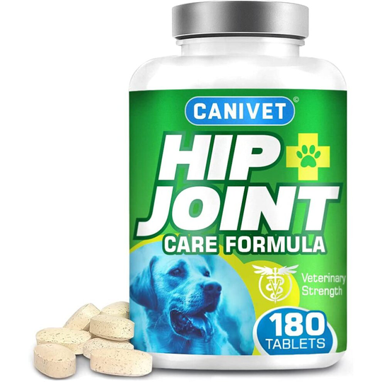 (180 Tablets) CANIVET Joint Supplements For Dogs - With Glucosamine and Chondroitin