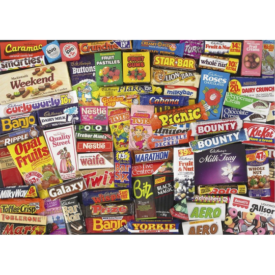 Gibsons 1980s Sweet Memories Jigsaw Puzzle (1000 Pieces)