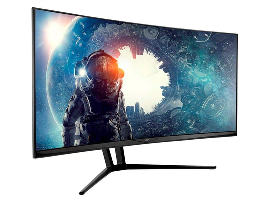 35in Zero-G Curved Ultrawide Gaming Monitor V2 | 1800R | 21:9 | 3440x1440p | UWQHD | 120Hz | AMD FreeSync | 4ms | HDMI | DisplayPort | VA (EU/UK)
