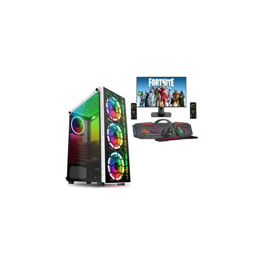 Fast Gaming Intel Quad Core i7 16GB RAM 1TB HDD PC Bundle & Speakers & Monitor