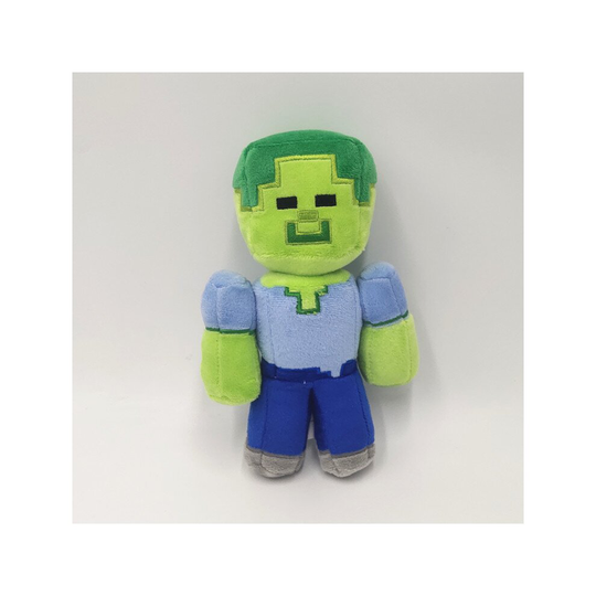 (Little green zombie - 8 inch) Minecraft My World Plush Stuffed kids Toy Dolls