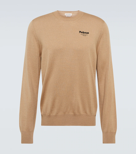 Logo virgin wool sweater