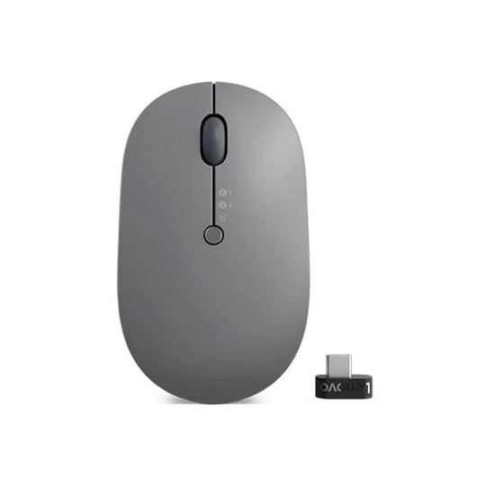 Lenovo Go Ambidextrous RF Wireless Plus Bluetooth Optical 2400 DPI Multi Device