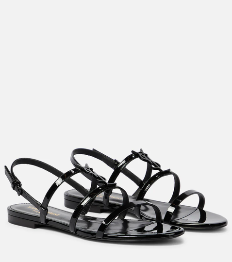 Cassandra patent leather sandals