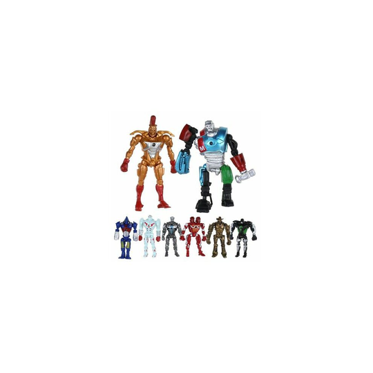 8pcs Steel Atom Midas Zeus PVC Action Figure Gift
