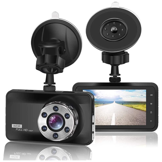 ORSKEY Dash Cam 1080P Full HD Car Camera DVR Dashboard Camera Video Recorder In Car Camera Dashcam for Cars 170 Wide Angle WDR with 3.0" LCD Display