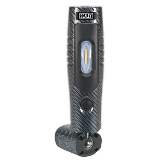 Sealey Rechargeable 360 Inspection Lamp 7 SMD + 3W LED Carbon Fibre Effect Lithi