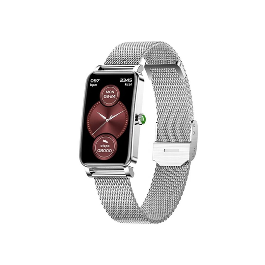 () Menstrual Cycle Heart Rate BP Sports Pedometer Women Gym BT Smartwatch ZX19