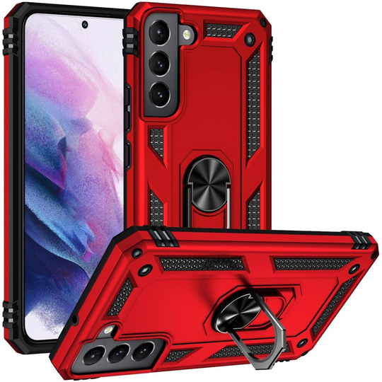 For Samsung Galaxy S22+ Case, Shockproof Case, Protective Ring Armour Phone Cover with [Kickstand], Dual Layer Shock...