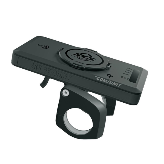 SKS Compit+ Smartphone Holder With +Com / Unit Wireless Charging Station