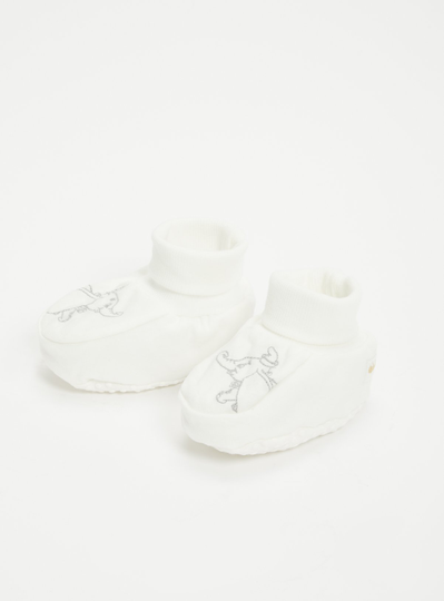 Disney Dumbo White Booties - Up to 3 mths