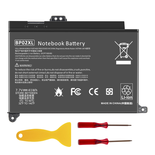 FUTUREBATT 41Wh BP02XL Battery for HP Pavilion 15-AU 15-AW 849909-850 849569-541 849569-421