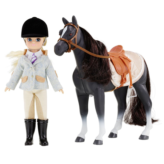 Lottie Doll Set Pony Club, Set with Horse Dolls| Best fun gift for empowering kids ages 3 & up