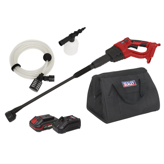 Sealey Cordless Pressure Washer 20V SV20 Series 2Ah