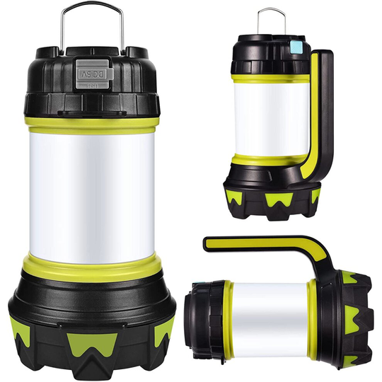 Portable LED Camping Torch Lantern Night Light Tent Lamp Power Bank