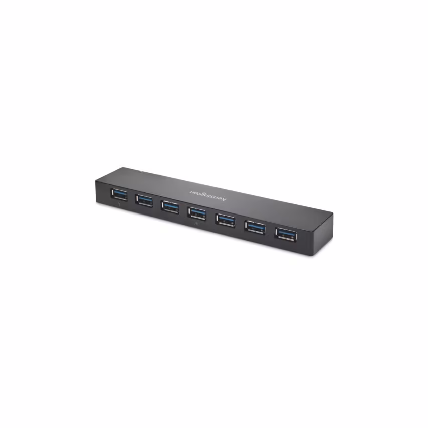 Kensington USB 3.0 7-PORT Hub + Charging Black