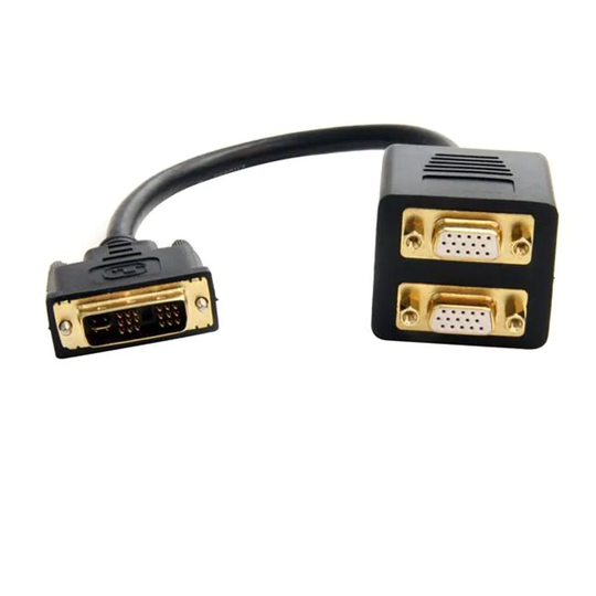 Startech 1ft DVI I to 2x VGA Splitter