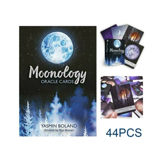 Tarot Cards Moonology Oracle Cards: A 44-Card Deck English Present Practical