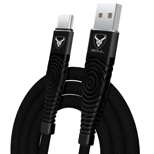 USB C Cable [1M] Data Sync High Speed Charging Nylon Braided Type C Fast Charger Lead Cord for Samsung Galaxy, Huawei MacBook Xperia OnePlus