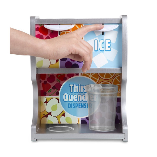 Melissa & Doug Thirst Quencher Dispenser Juice Drinks Slush Kitchen Pretend Play