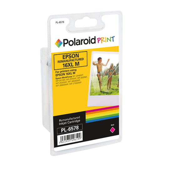 Polaroid Epson 16XL Compatible Inkjet Cartridge Magenta T163340-COMP PL