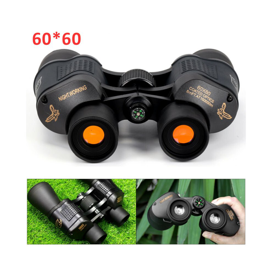 60x60 Day&Night Military Army Zoom Powerful Binoculars Optics
